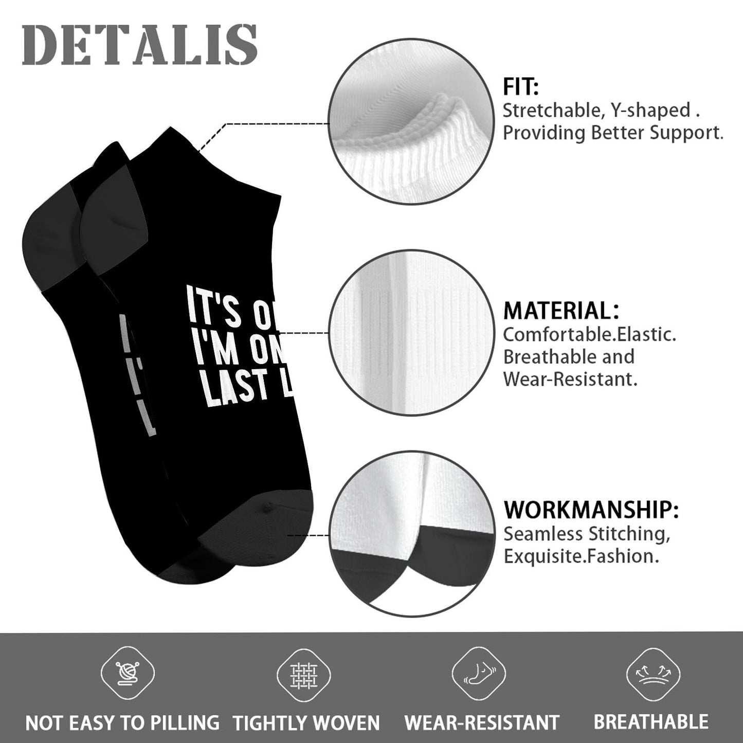 Relax I’m Unarmed Hand Amputee Dress Socks Women Dress Socks For Mens