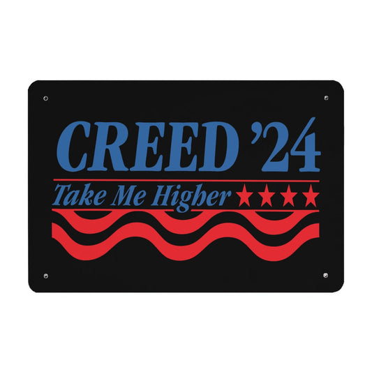 Creed 24' Take Me Higher Apparel Sign Bathroom Decor For Yard 40 * 30cm