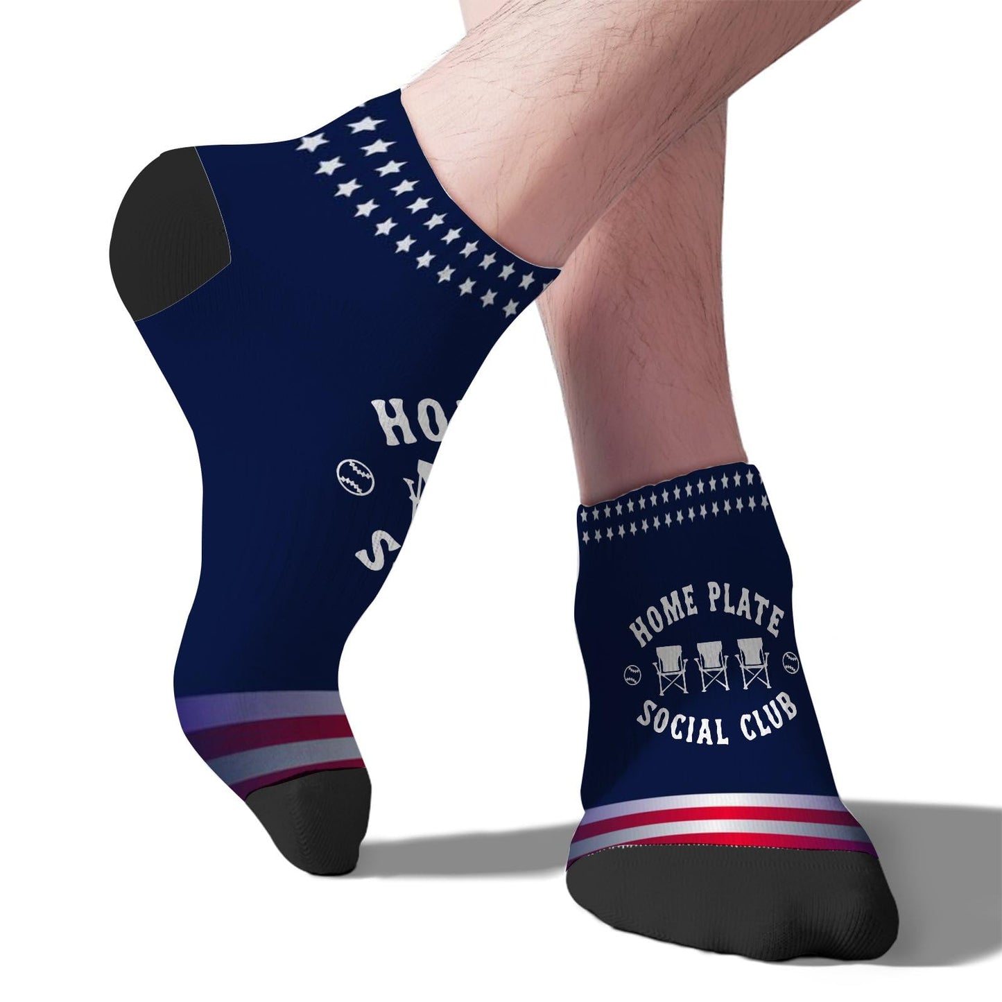 Retros Home Plate Social Club Mens Crew Socks Crew Socks Women's