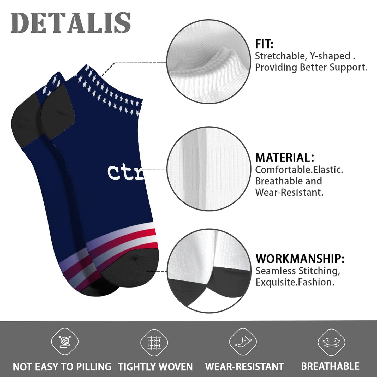 Men's Hidden Dress Socks for Parents' Day