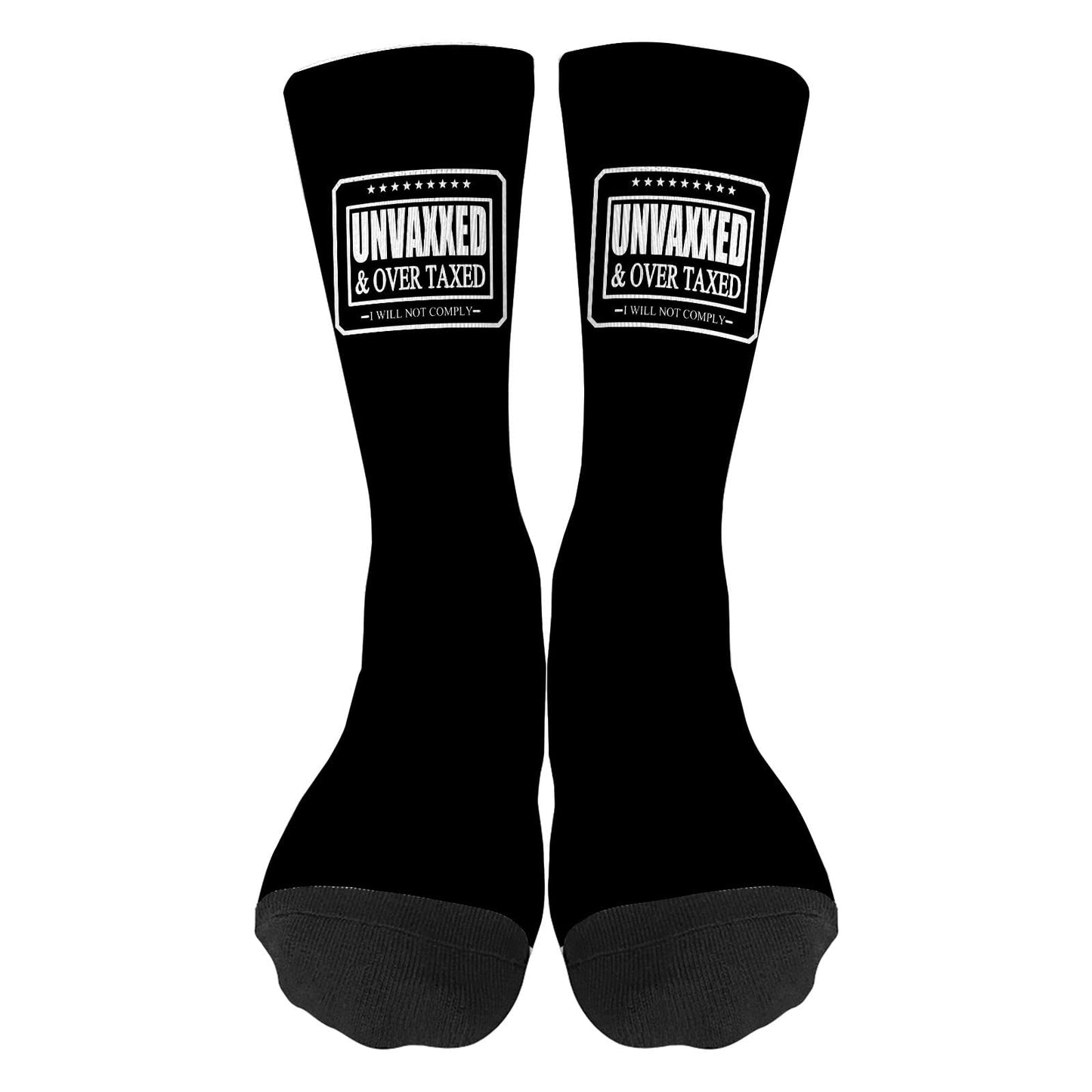 Unvaxed And Overtaxed Crew Socks For Women