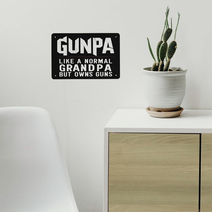 Fun Gunpa Grandpa Sign for Outdoor Bar Decor