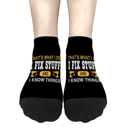 Men's I Fix Stuff Dress Socks