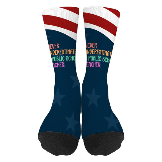 Public School Teacher Waltz Dress Socks