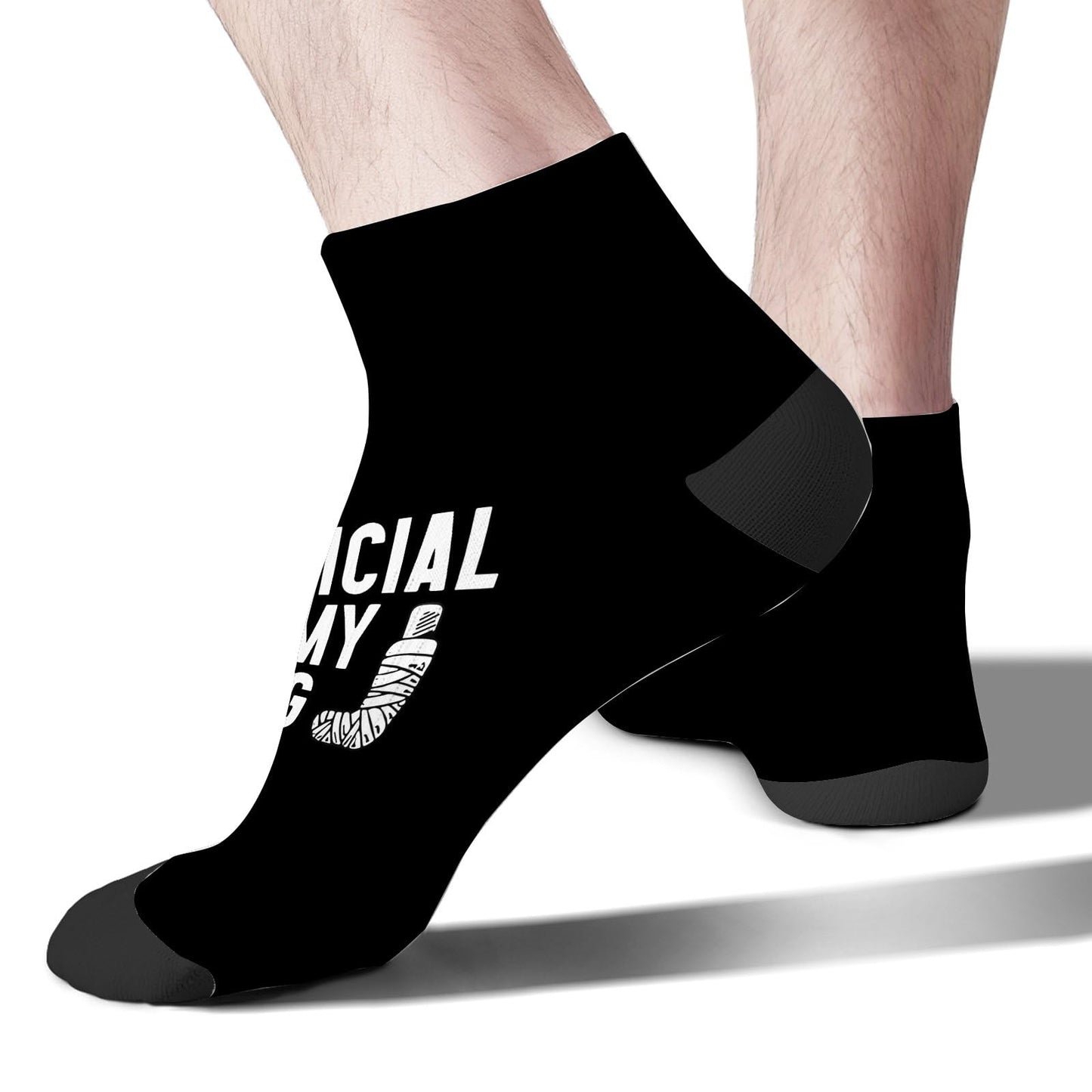 Relax I’m Unarmed Hand Amputee Dress Socks Women Dress Socks For Mens