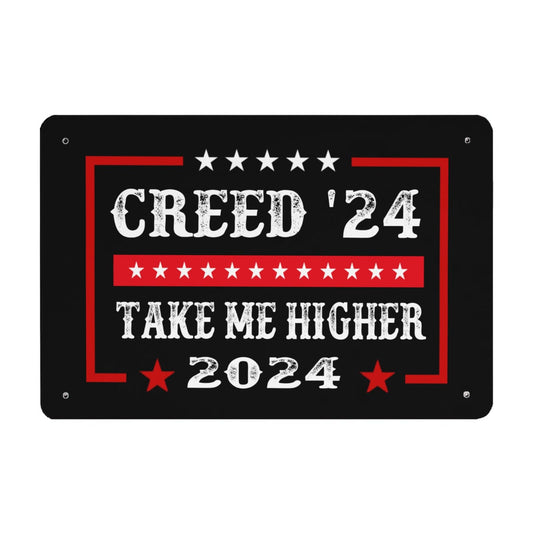 Creed '24 Take Me Higher Vintage Signs Farmhouse Decor For Bedroom 40 * 30cm