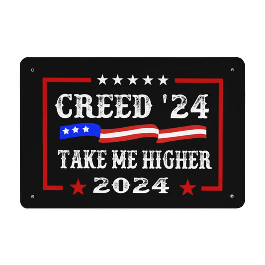 Creed '24 Take Me Higher Metal Sign Vintage Home Decor For Garage 40 * 30cm