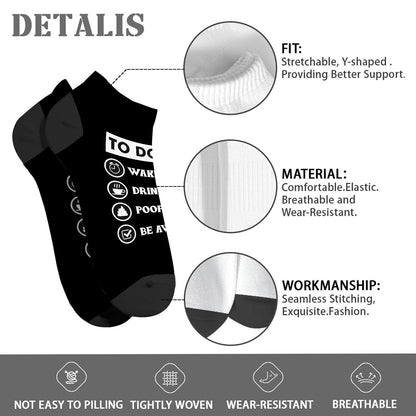Men's Coffee Poop Be Awesome Dress Socks