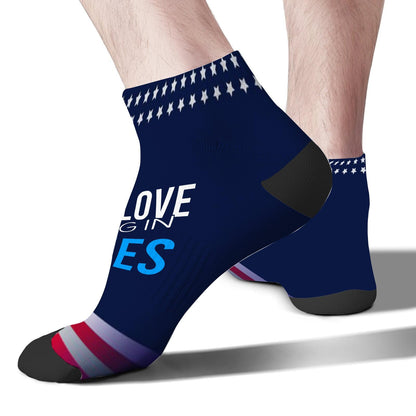 Lake-themed Funny Vacation Partys Cotton Socks for Men and Women