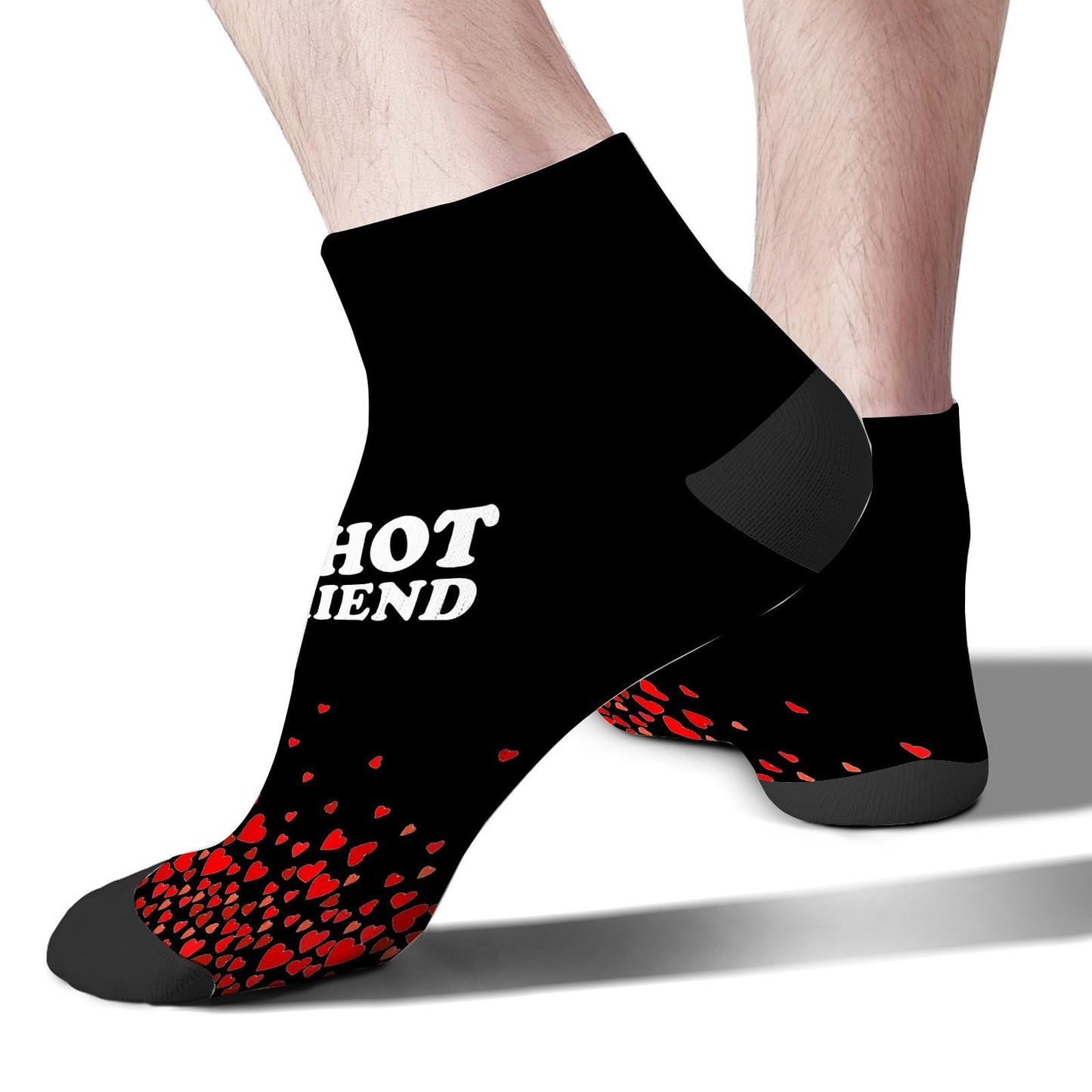 I Love My Hot Girlfriend Womens Ankle Socks Crew For Men's Sock