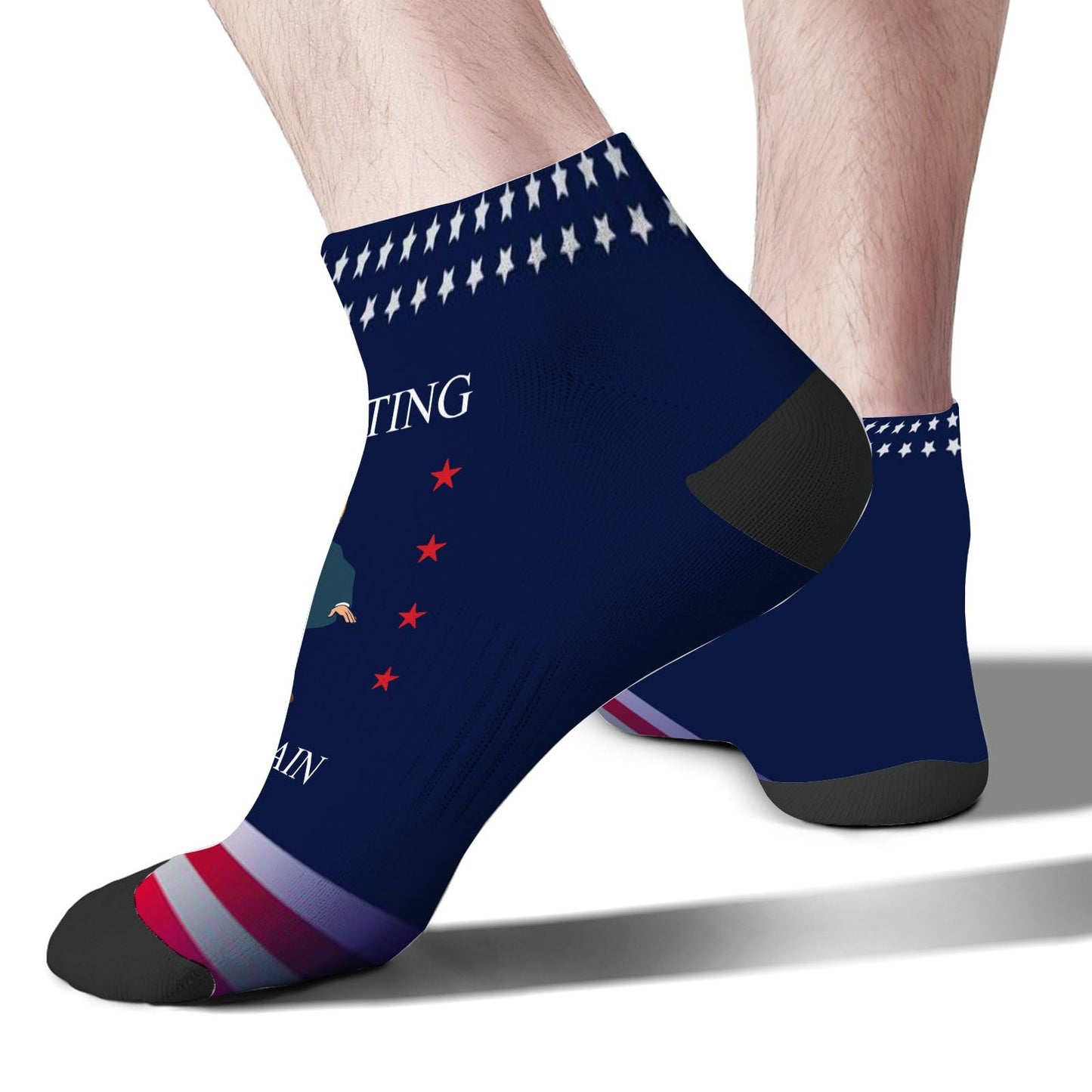 Make Skating Great Again Trump 2024 Short Socks For Women Athletic Sock For Mens