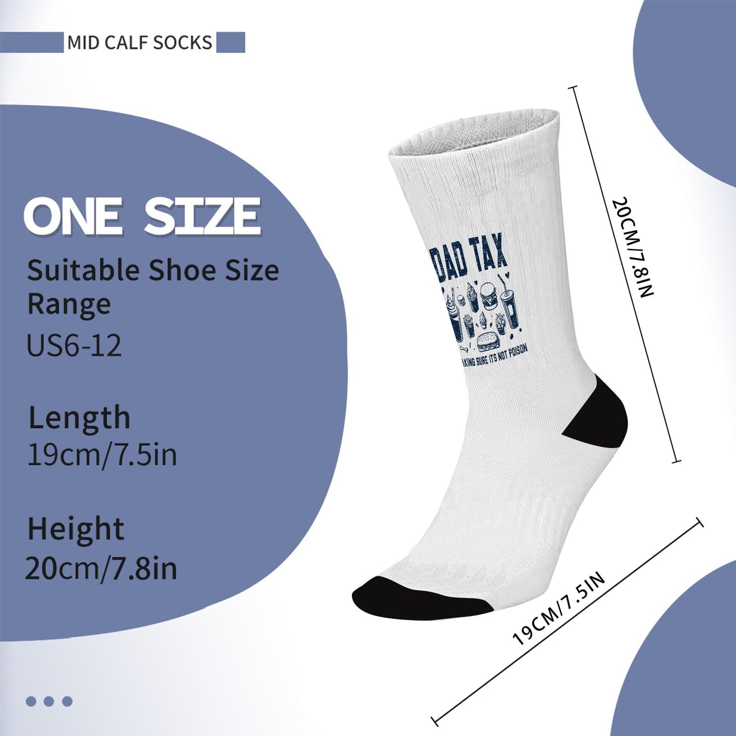 Dad Tax Definition Men Dress Socks