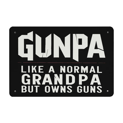 Fun Gunpa Grandpa Sign for Outdoor Bar Decor