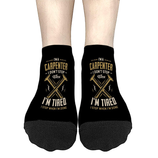 Carpenter Stop When Done Low Cut Socks