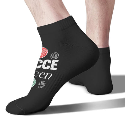 Bocce Queen Men's Crew Athletic Socks