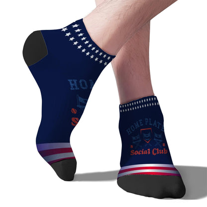 Retros Home Plate Social Club Mens Crew Socks Crew Socks Women's