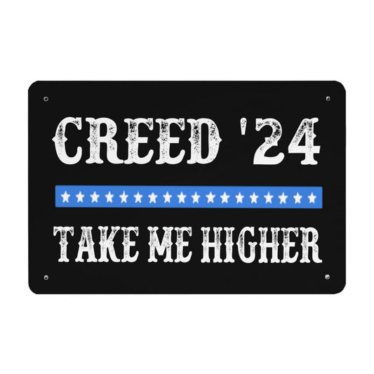 Creed '24 Take Me Higher Vintage Signs Vintage Wall Decor For Grad 40 * 30cm