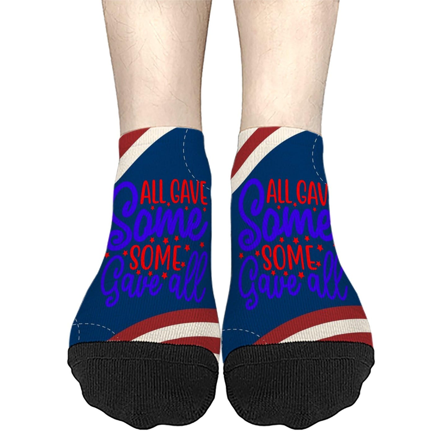 All Gave Some Some Gave All Girls Crew Socks Invisible Socks Women's