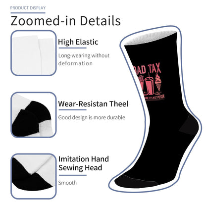 Dad Tax Definition High Socks for Women