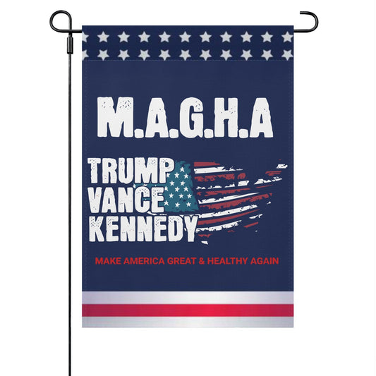 Checkmate Make America Healthy Again Yard Flag - Double Sided Funny Garden Flag