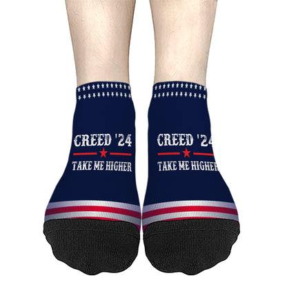 Creed '24 Take Me Higher Mens Crew Socks Invisible Women's Sock