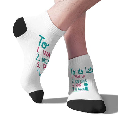 Morning Routine Motivation Socks