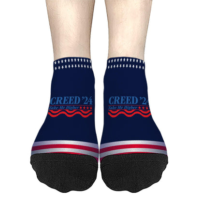 24' Take Me Higher Cotton Crew Socks - Women's