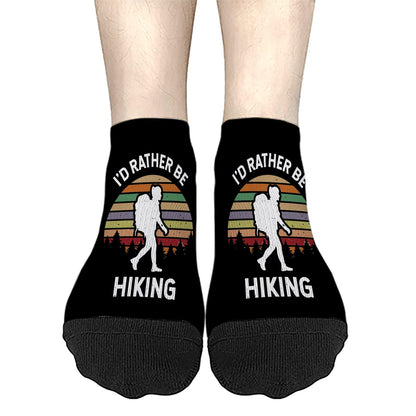 I'd Rather Be Hiking No Show Socks Womens No Show Women Sock