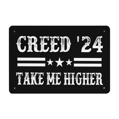Creed '24 Take Me Higher Bar Signs Man Cave Decor For Library 40 * 30cm
