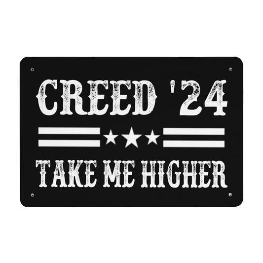 Creed '24 Take Me Higher Bar Signs Man Cave Decor For Library 40 * 30cm