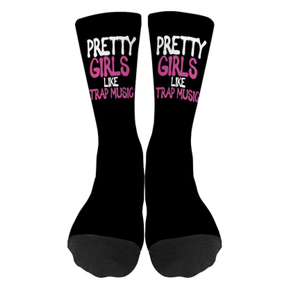 Trap Music Tube Socks for Stylish Women