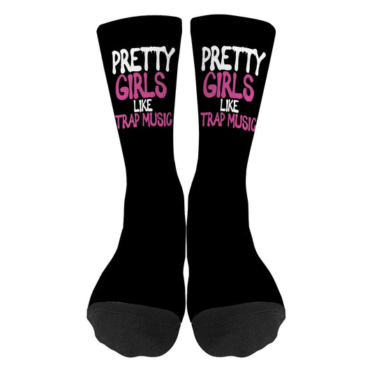 Trap Music Tube Socks for Stylish Women