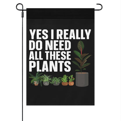 Inspirational Plant Lover Garden Flags - Rustic House Decor