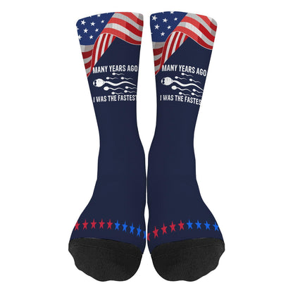 Vintage Fastest Women's Crew Socks