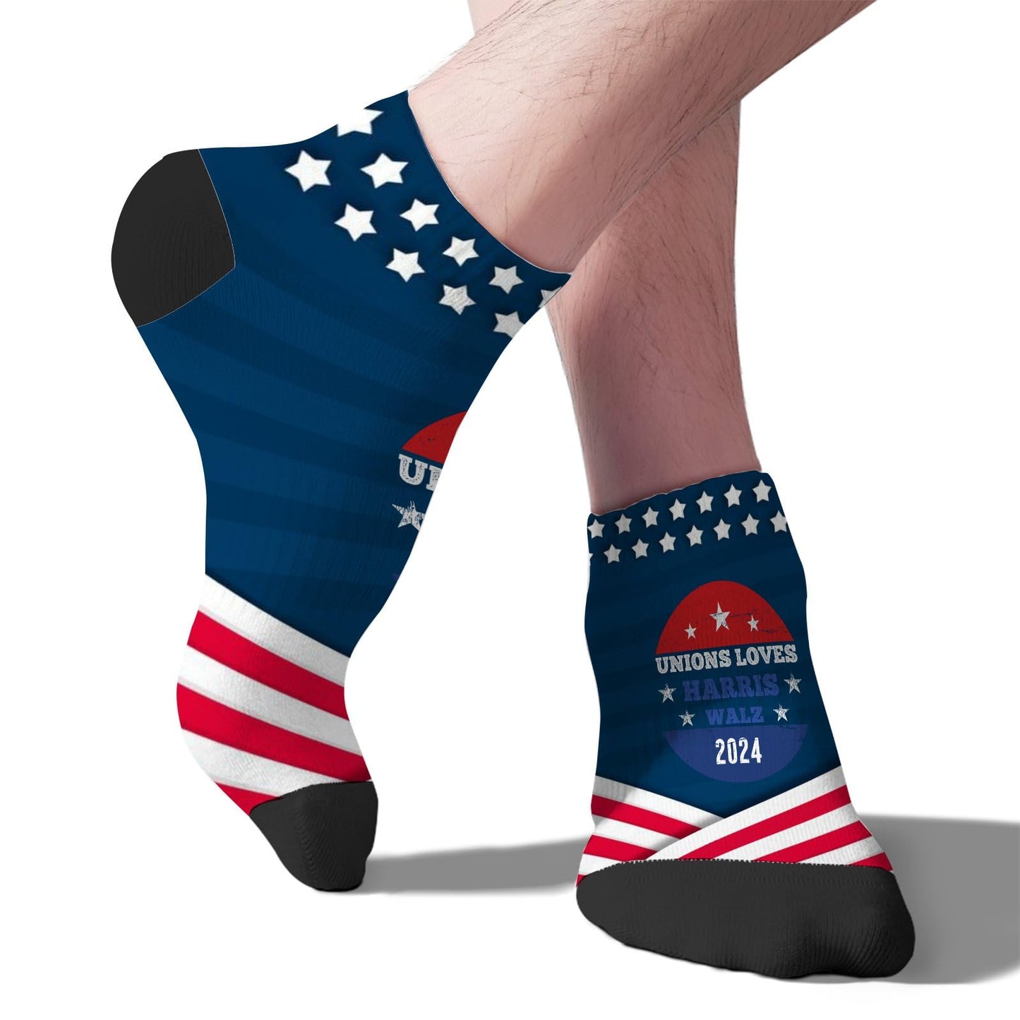 2024 President Men's Low Cut Ankle Socks, Union Approved