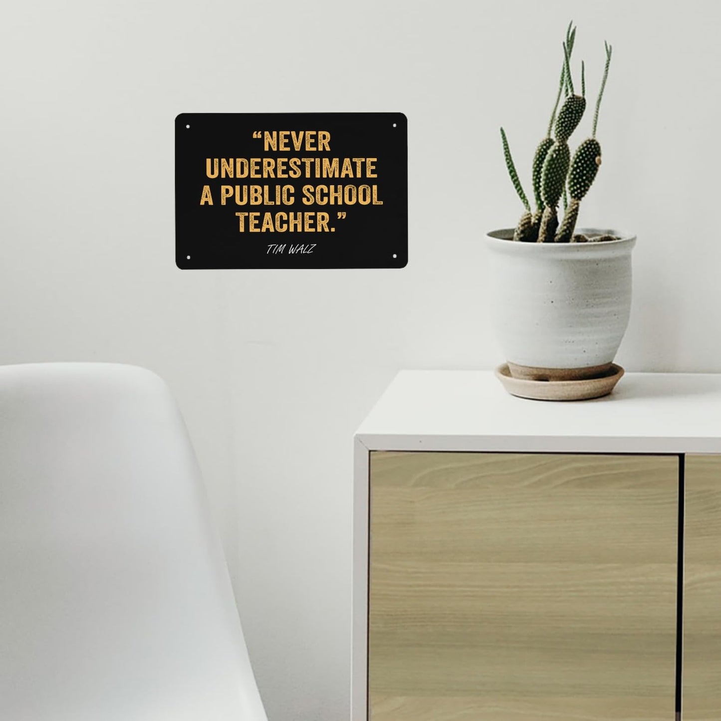 Teacher Quote Tin Sign Funny Home Decor - 40 * 30cm