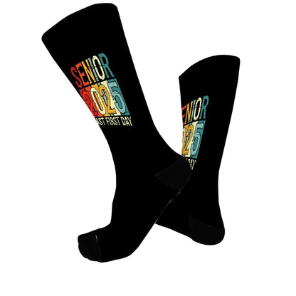 Class Of 2025 Senior Funny Athletic Socks For Women