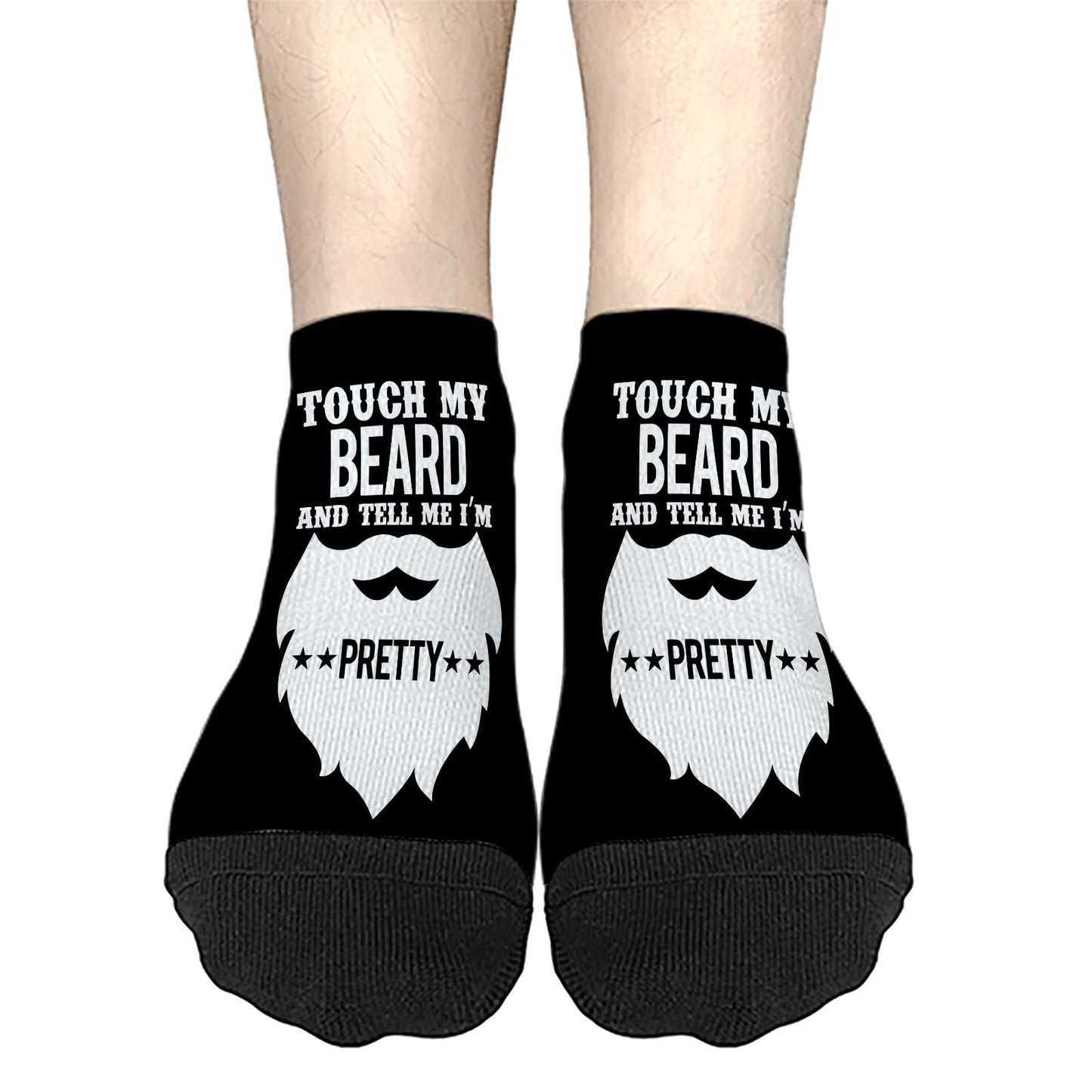 Father Beard Athletic No Show Socks for Men