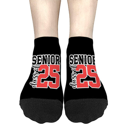 Class Of 2025 Senior No Show Socks for Men