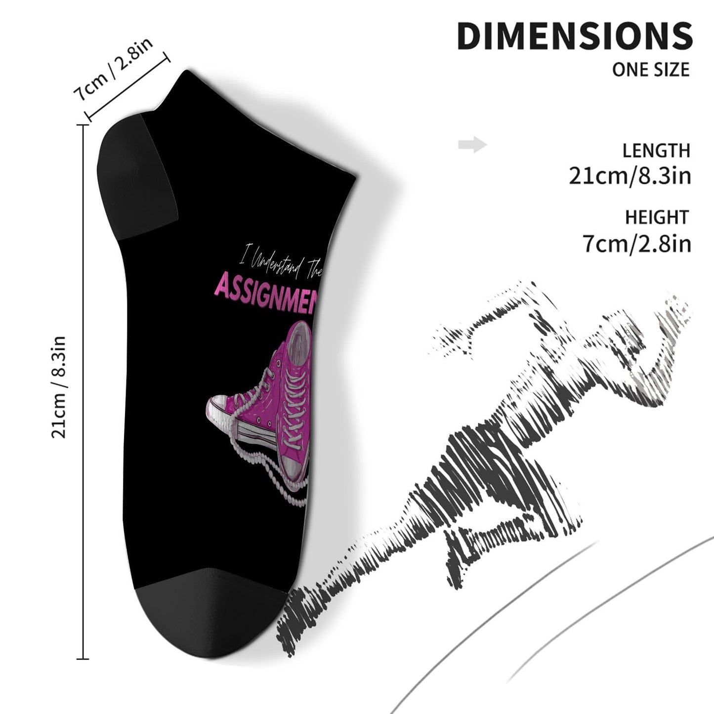 I Understand The Assignment Dress Socks For Men Ankle Socks Women