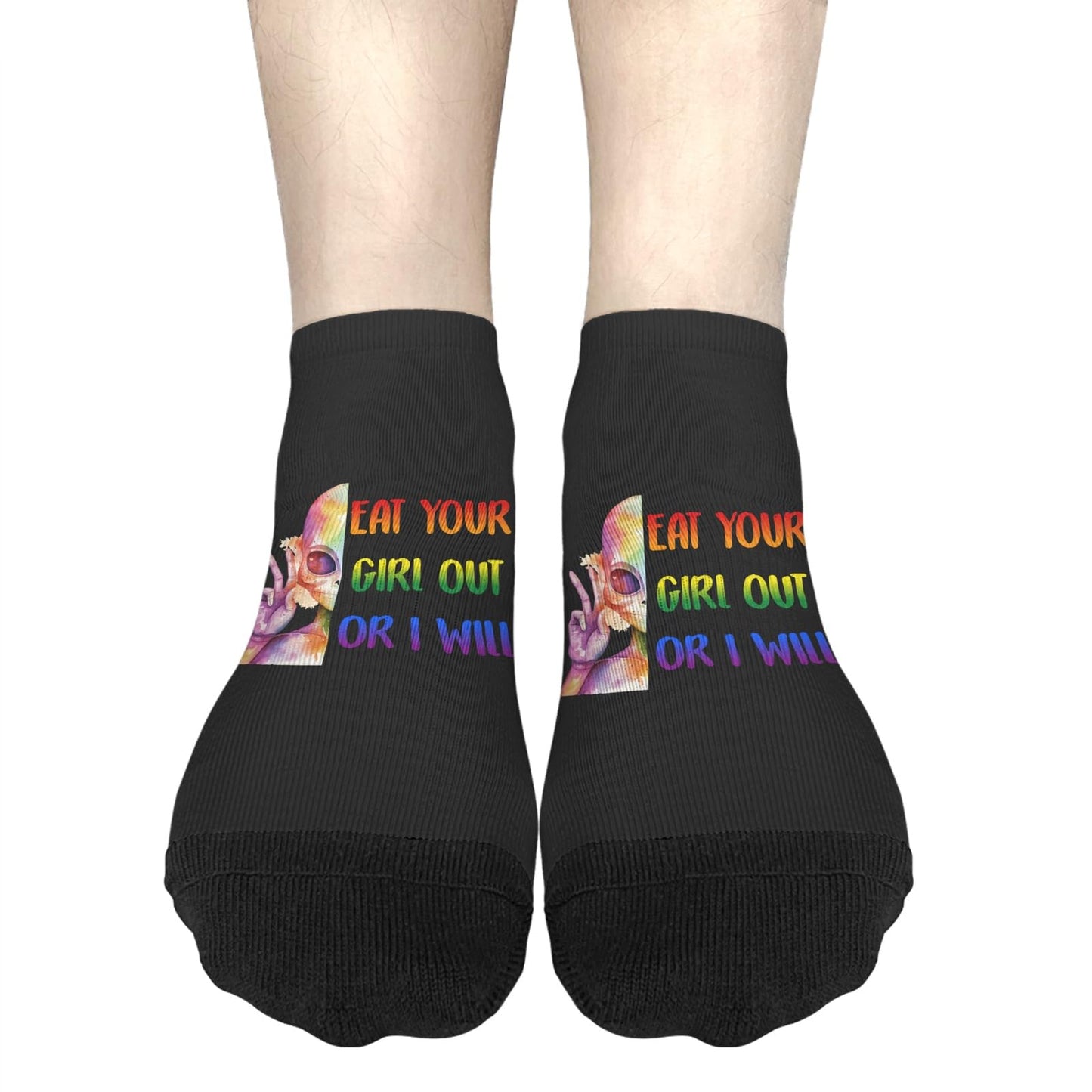 Eat Your Girl Out Or I Will Girls Crew Socks Cotton For Men Socks