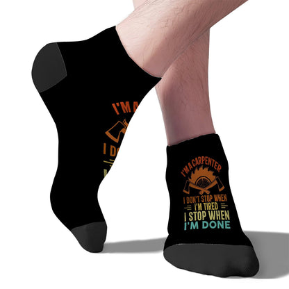 Carpenter Motivation Low Cut Crew Socks for Women