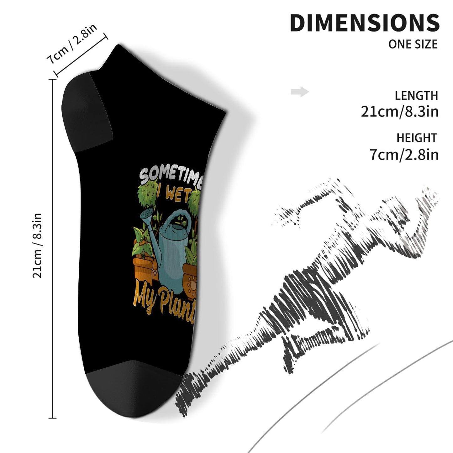 Plant Lovers Cotton Crew Socks