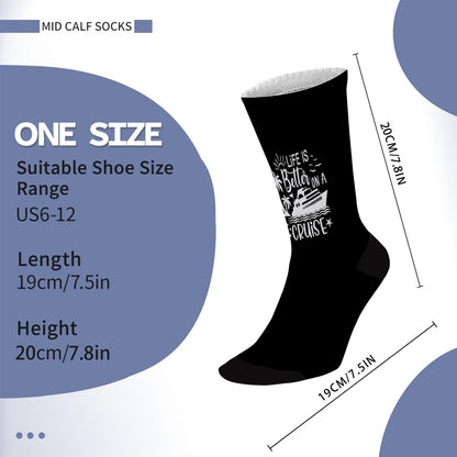Life Is Better On A Cruise Men Dress Socks