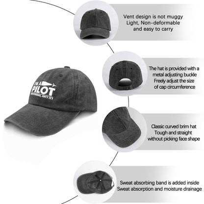 Pilot Fright Baseball Cap for Girlfriends