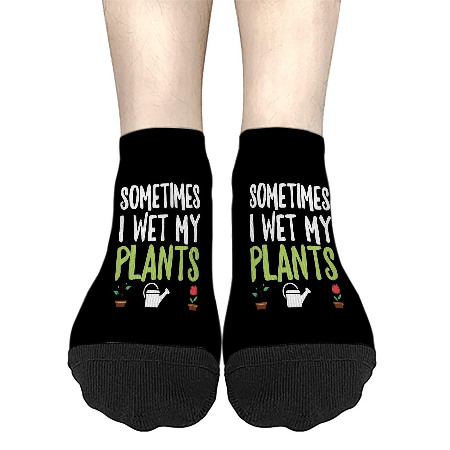 Plant Lovers Sometimes I Wet My Plants Dress Socks For Men Athletic Sock Womens