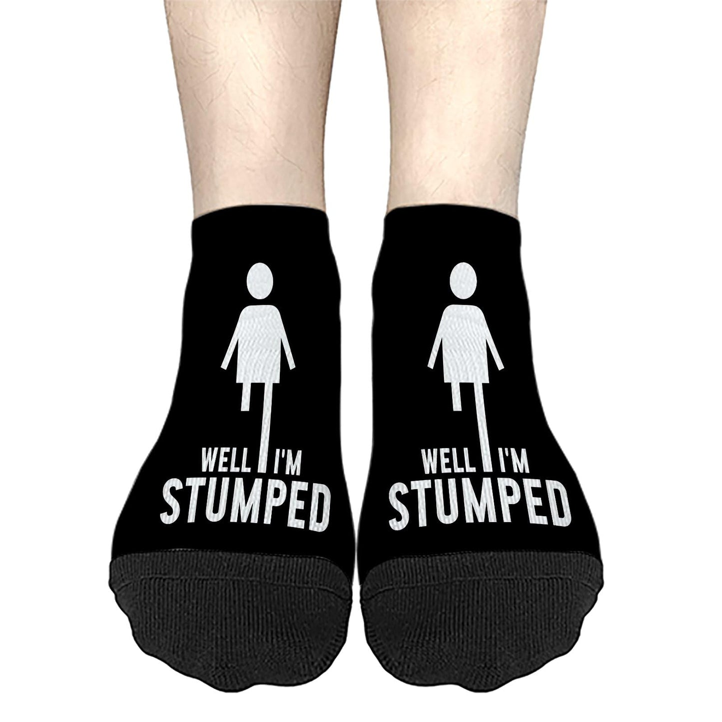 Relax I’m Unarmed Hand Amputee Crew Socks Women Low Cut Socks Men