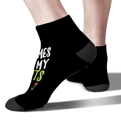 Plant Lovers Sometimes I Wet My Plants Dress Socks For Men Athletic Sock Womens