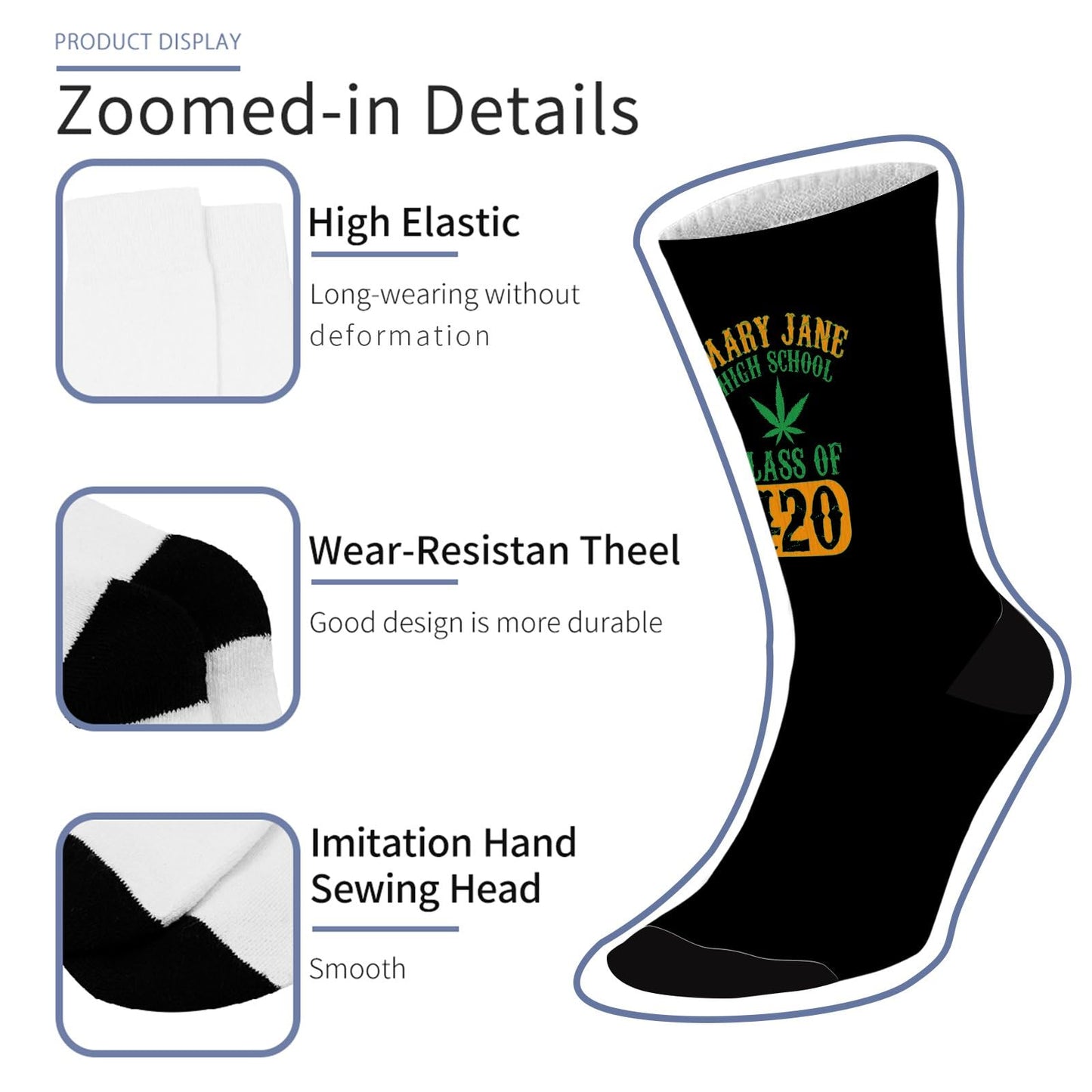 Cannabis 420 Women's Boot Socks