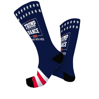 Funny Quote Republican Socks - Colorful Half Calf Design